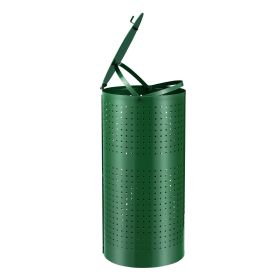 Dog Poop Trash Can with 50 Liner Bags, 11.5 Gallons Outdoor Dog Waste Bin with Lid & Liner Clip for Pet Waste Station